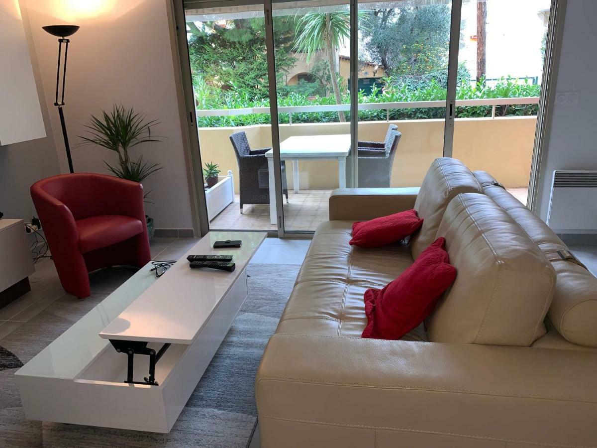 Antibes Juan Les Pins Center,1 Bedroom Apart, Pool Eksteriør bilde